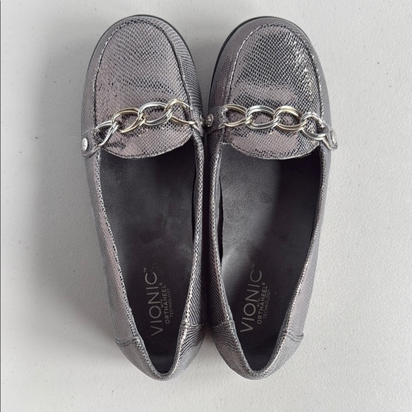 Vionic Alda Ballet Flats Metallic Pewter - Picture 4 of 16